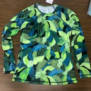 Womens sz Small Athleta brand Point Break Rash Guard